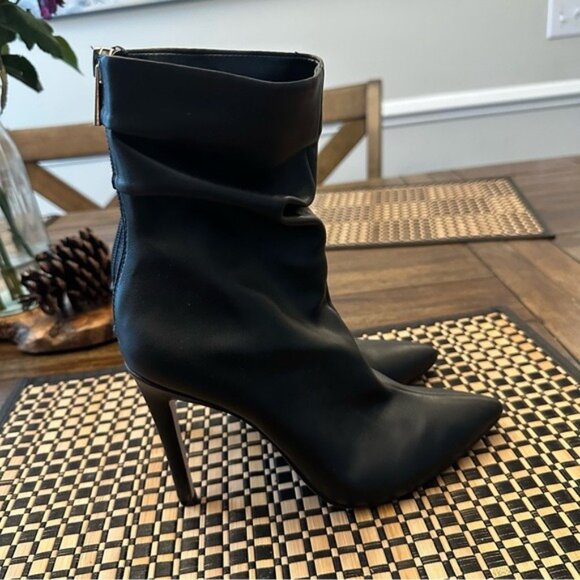 Jessica Simpson Women's Lesley Slouchy Pointy Toe Dress Booties Black Size 7 1/2 - Picture 4 of 12